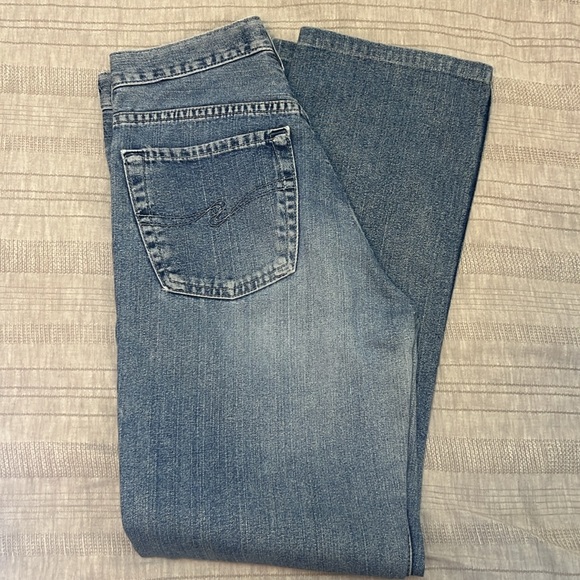 Silver Jeans women’s blue wash, button fly, size 25/32 - Picture 2 of 6